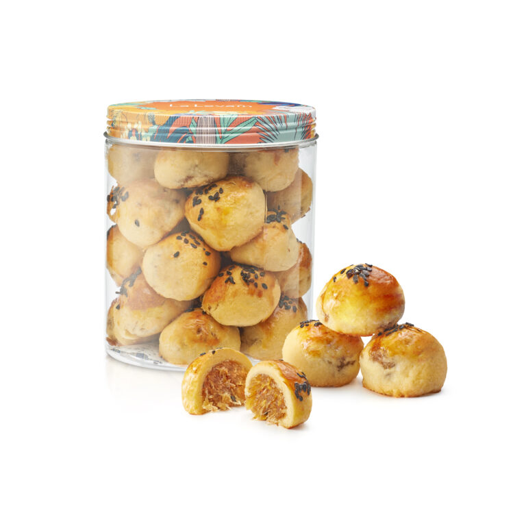 Osmanthus Pineapple Balls Bottle with Cookie
